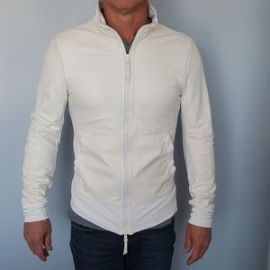 Emporio Armani lambskin moto jacket